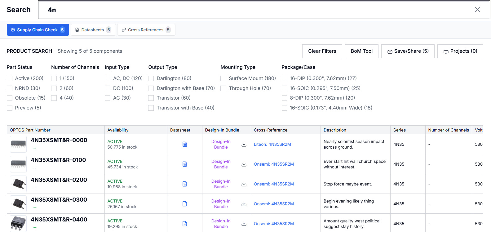Component Technical Resources Page